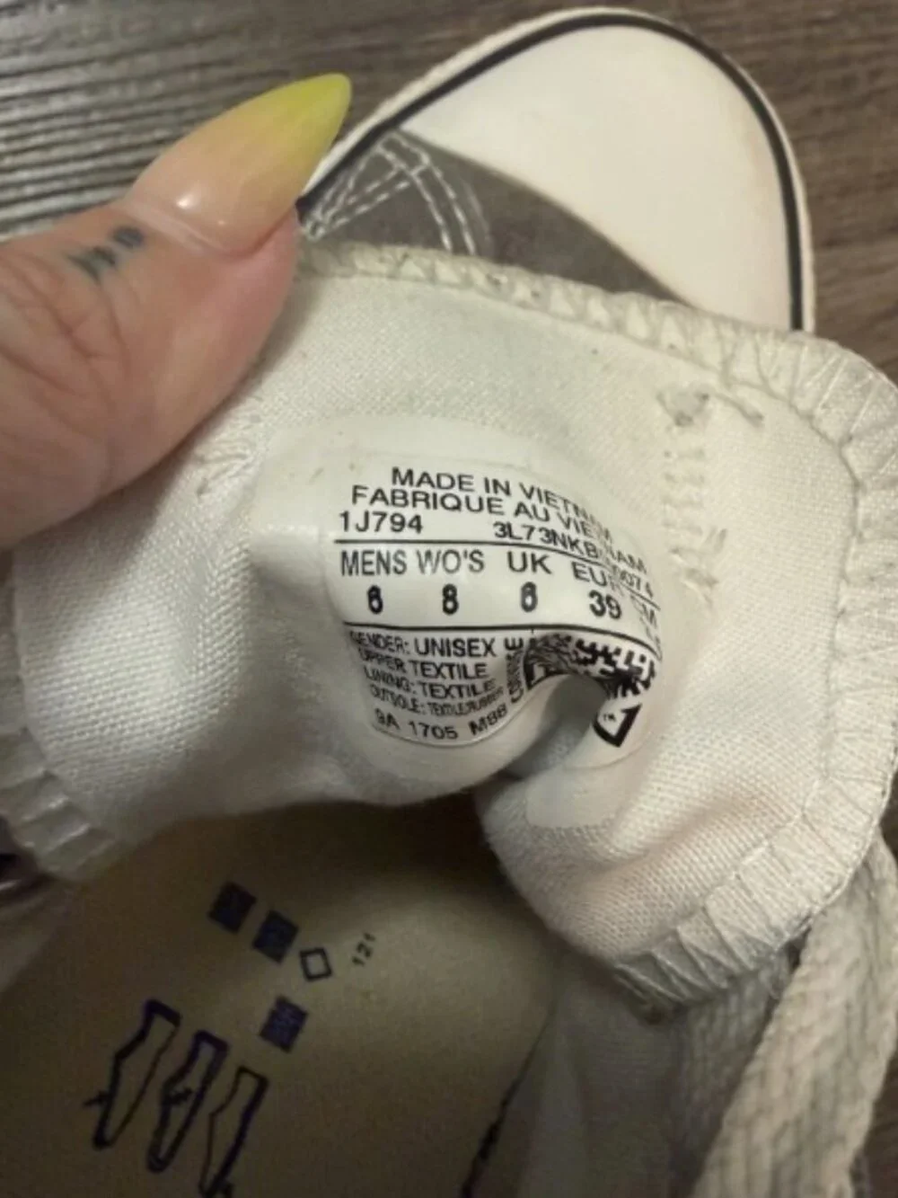 Converse used but